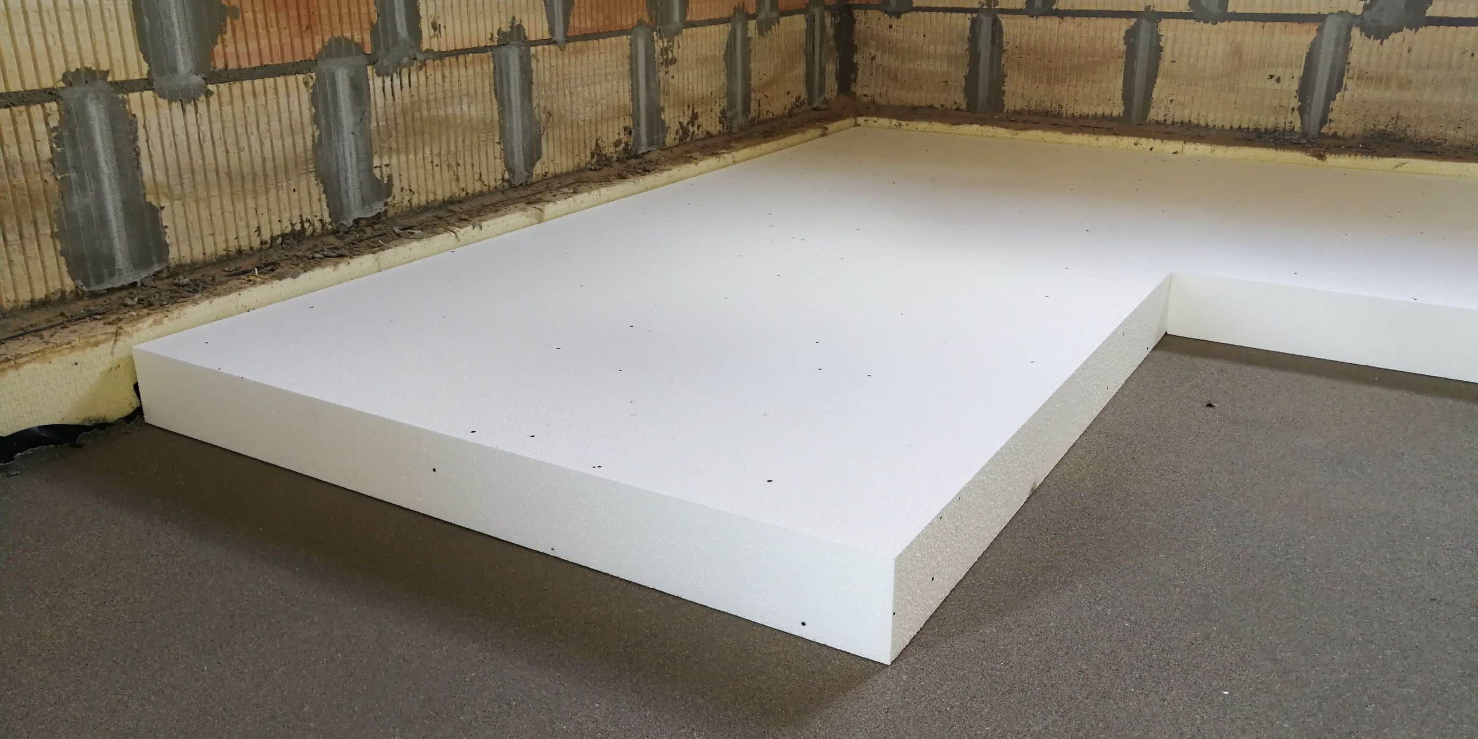 Vloerisolatie platen leggen